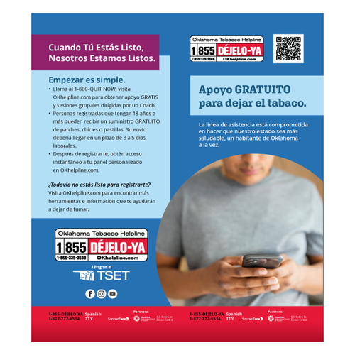 OTH - Helpline Consumer Brochure - Spanish (Limit 4 packs of 50 brochures) image thumbnail