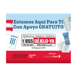 Image of OTH - Helpline Tips Cards - Spanish (Limit 2 packs of 50 pcs)