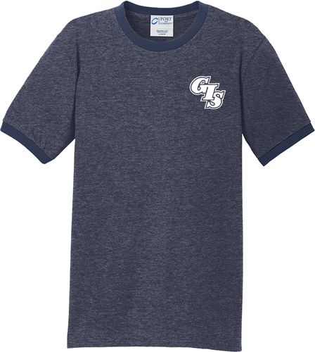 Port & Company® Core Cotton Ringer Tee.  PC54R image thumbnail