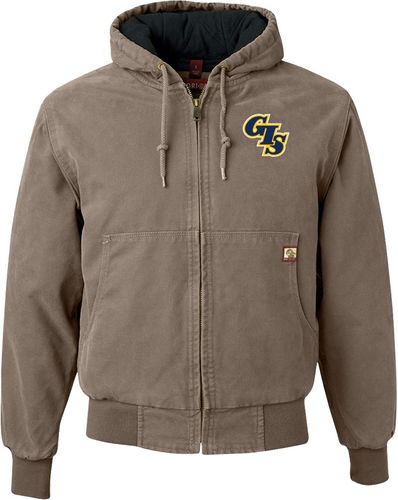 Cheyenne Boulder Cloth™ Hooded Jacket with Tricot Quilt Lining - 5020 image thumbnail