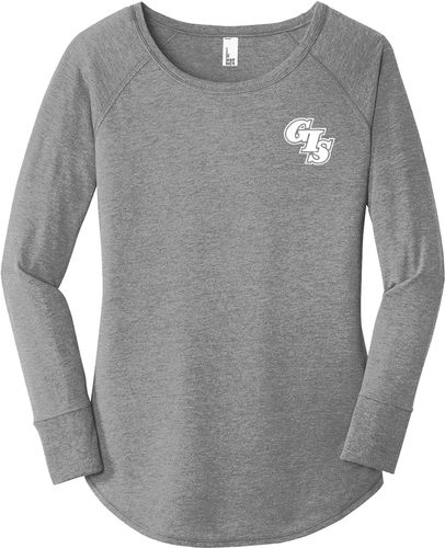 District Made  Ladies Perfect Tri  Long Sleeve .  DT132L image thumbnail