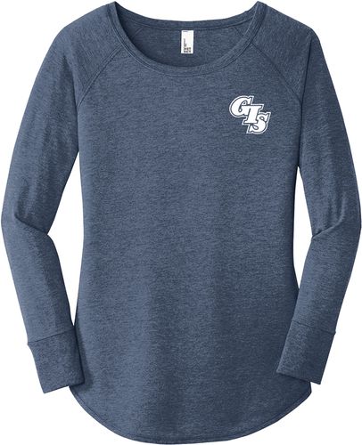 District Made  Ladies Perfect Tri  Long Sleeve .  DT132L image thumbnail