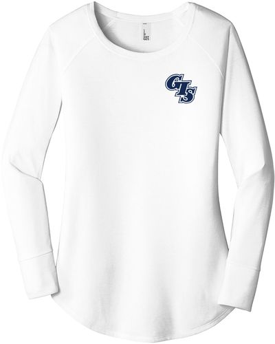 District Made  Ladies Perfect Tri  Long Sleeve .  DT132L image thumbnail