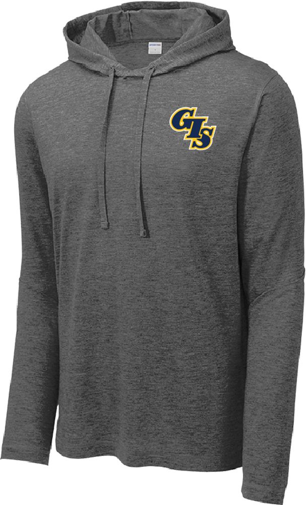 Sport-Tek PosiCharge Tri-Blend Wicking Long Sleeve Hoodie ST406 primary image