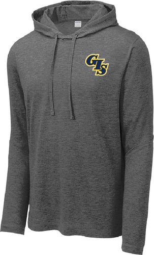 Sport-Tek PosiCharge Tri-Blend Wicking Long Sleeve Hoodie ST406 image thumbnail