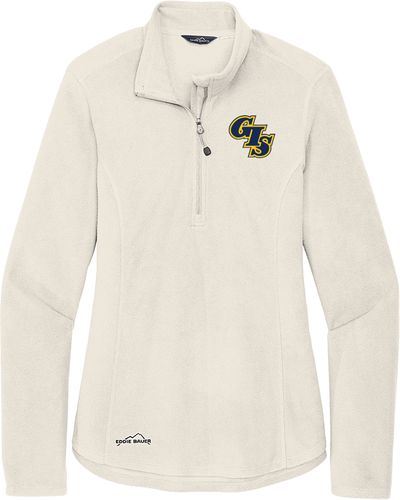 Eddie Bauer Ladies 1/2-Zip Microfleece Jacket EB227 image thumbnail