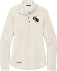 Image of Eddie Bauer Ladies 1/2-Zip Microfleece Jacket EB227