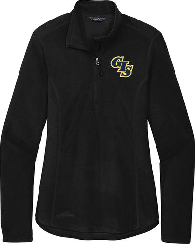 Eddie Bauer Ladies 1/2-Zip Microfleece Jacket EB227 image thumbnail