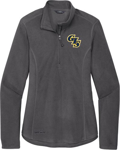 Eddie Bauer Ladies 1/2-Zip Microfleece Jacket EB227 image thumbnail