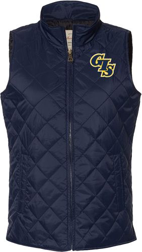 Ladies' Vintage Diamond Quilted Vest - 207359 image thumbnail