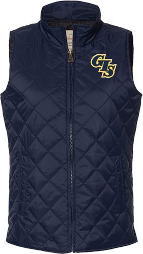 Ladies' Vintage Diamond Quilted Vest - 207359 image thumbnail
