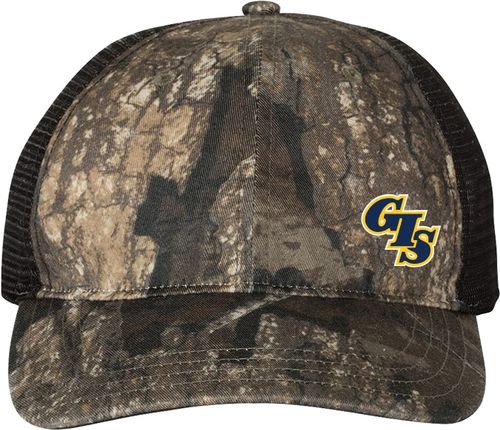 Washed Printed Trucker Cap - 111P image thumbnail