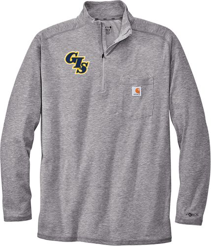 Carhartt Force 1/4-Zip Long Sleeve T-Shirt CT104255 image thumbnail