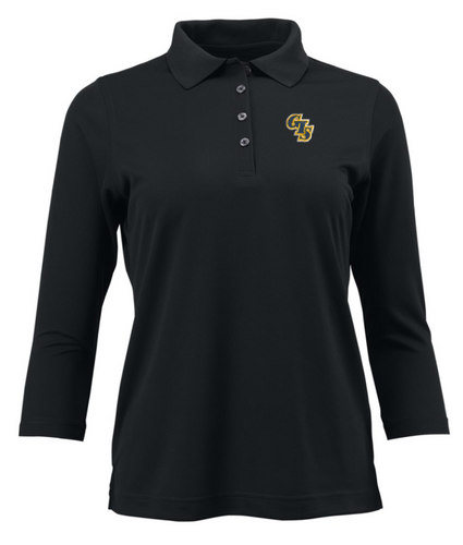 Women's Lady Palm Three-Quarter Sleeve Polo - 120 image thumbnail