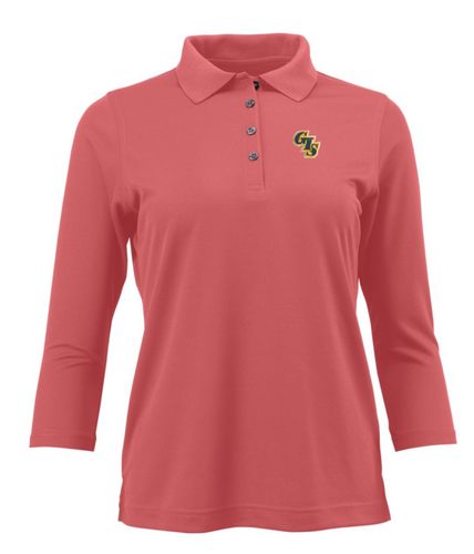 Women's Lady Palm Three-Quarter Sleeve Polo - 120 image thumbnail