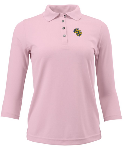 Women's Lady Palm Three-Quarter Sleeve Polo - 120 image thumbnail