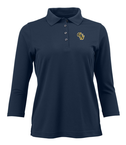 Women's Lady Palm Three-Quarter Sleeve Polo - 120 image thumbnail