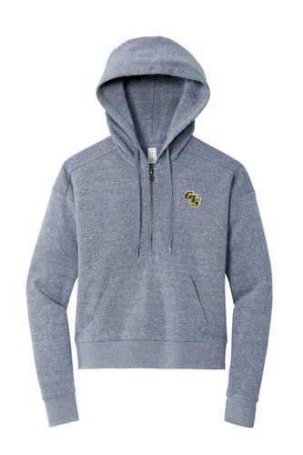 District Women's Perfect Tri Fleece 1/2-Zip Pullover DT1311 image thumbnail