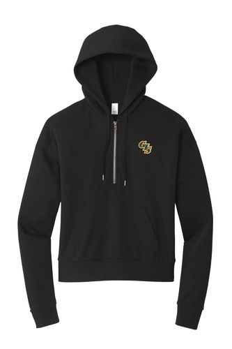 District Women's Perfect Tri Fleece 1/2-Zip Pullover DT1311 image thumbnail