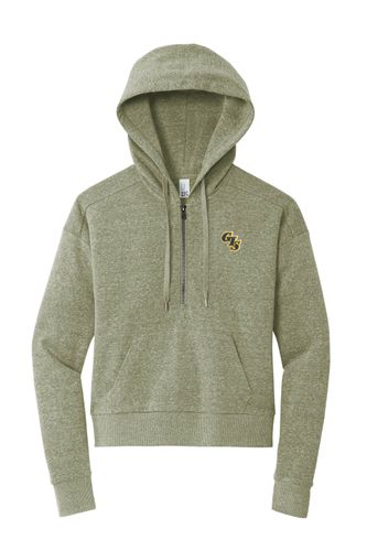 District Women's Perfect Tri Fleece 1/2-Zip Pullover DT1311 image thumbnail