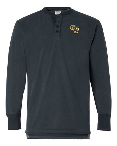 Vintage Brushed Jersey Henley - 8244 image thumbnail