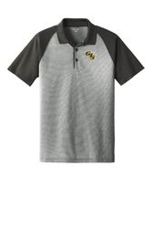 Image of Sport-Tek PosiCharge RacerMesh Raglan Heather Block Polo. ST641