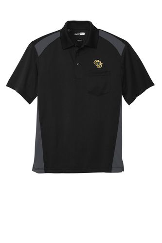 CornerStone Select Snag-Proof Two Way Colorblock Pocket Polo. CS416 image thumbnail