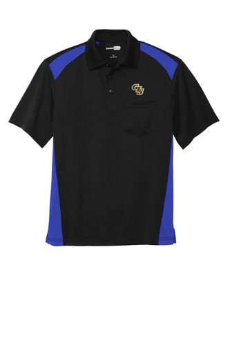 CornerStone Select Snag-Proof Two Way Colorblock Pocket Polo. CS416 image thumbnail