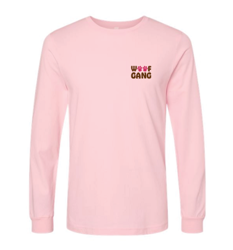 Bella + Canvas Unisex Long Sleeve T-Shirt (Pink) image thumbnail