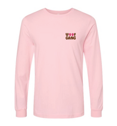 Image of Bella + Canvas Unisex Long Sleeve T-Shirt (Pink)