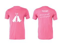 Image of Boop Bella + Canvas Unisex Jersey T-Shirt (Charity Pink)