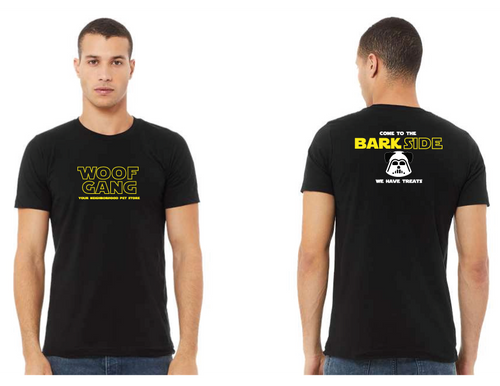Bark Side Bella + Canvas Unisex Jersey T-Shirt (Black) image thumbnail