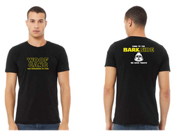 Image of Bark Side Bella + Canvas Unisex Jersey T-Shirt (Black)