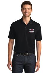 Image of Mesn Dry Zone UV Micro-Mesh Polo. 