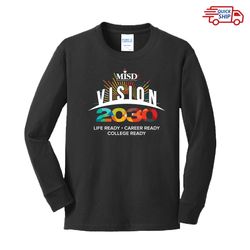 Image of Youth Core Cotton Long Sleeve Tee (Vision 2030 1-W)