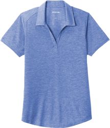 Image of Ladies Tri-Blend Wicking Polo (D)