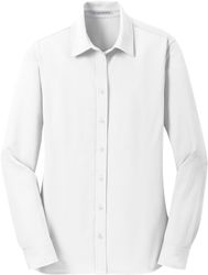 Image of Ladies Knit Dress Shirt (L)