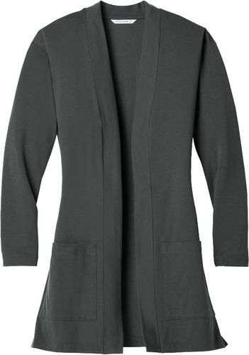 Ladies Long Pocket Cardigan (D) image thumbnail