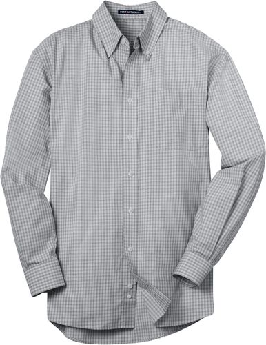Mens Plaid Patterned Easy Care Shirt (D) image thumbnail