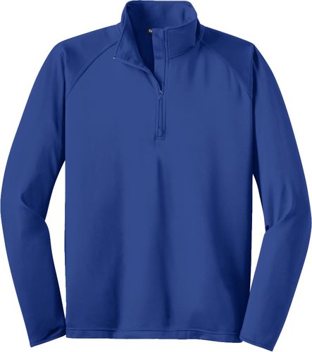 Mens Sport Wick Stretch 1/2 Zip Pullover (D) image thumbnail