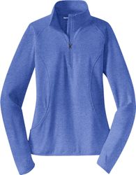 Image of Ladies Sport Wick Stretch 1/2 Zip Pullover (L)