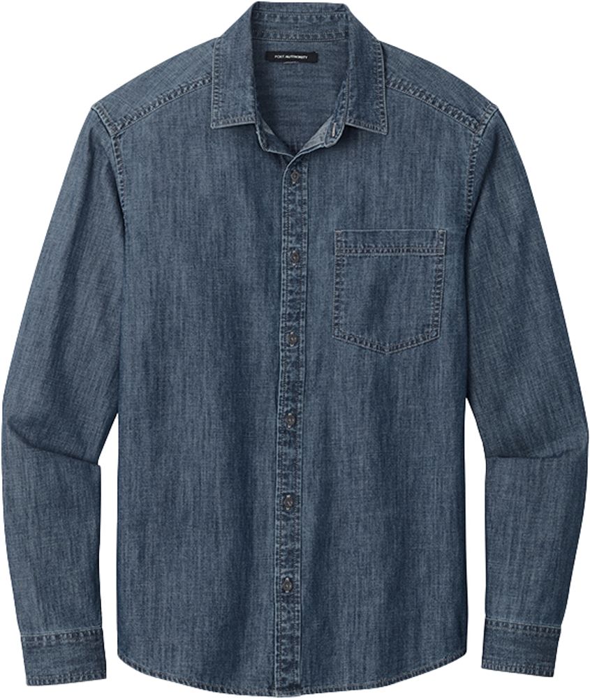 Mens Long Sleeve Denim Shirt (D) primary image