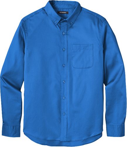 Mens Long Sleeve Super Pro React Twill Shirt (D) image thumbnail