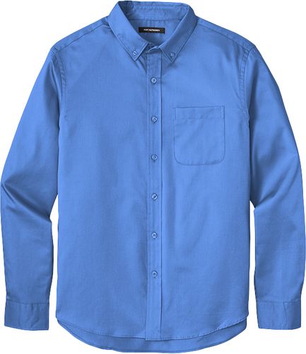 Mens Long Sleeve Super Pro React Twill Shirt (D) image thumbnail