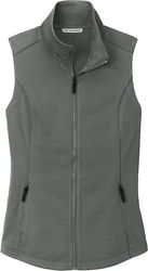 Image of Ladies Smooth Fleece Vest (D)