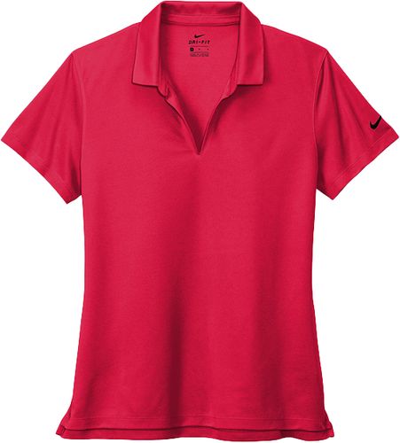 Ladies Nike Dri-Fit Micro Pique Polo (RED) image thumbnail