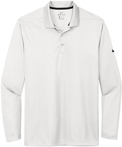 Mens Nike Dri-Fit Micro Pique Long Sleeve Polo (L) image thumbnail