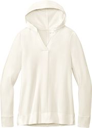 Image of Ladies Microterry Pullover Hoodie (L)