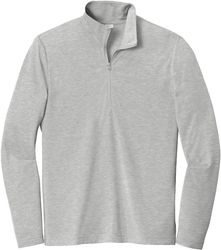 Image of Sport Tek Triblend Wicking 1/4 Zip Pullover (L)