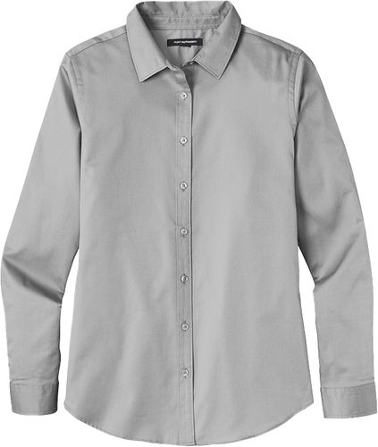 Ladies Long Sleeve Super Pro React Twill Shirt (L) image thumbnail